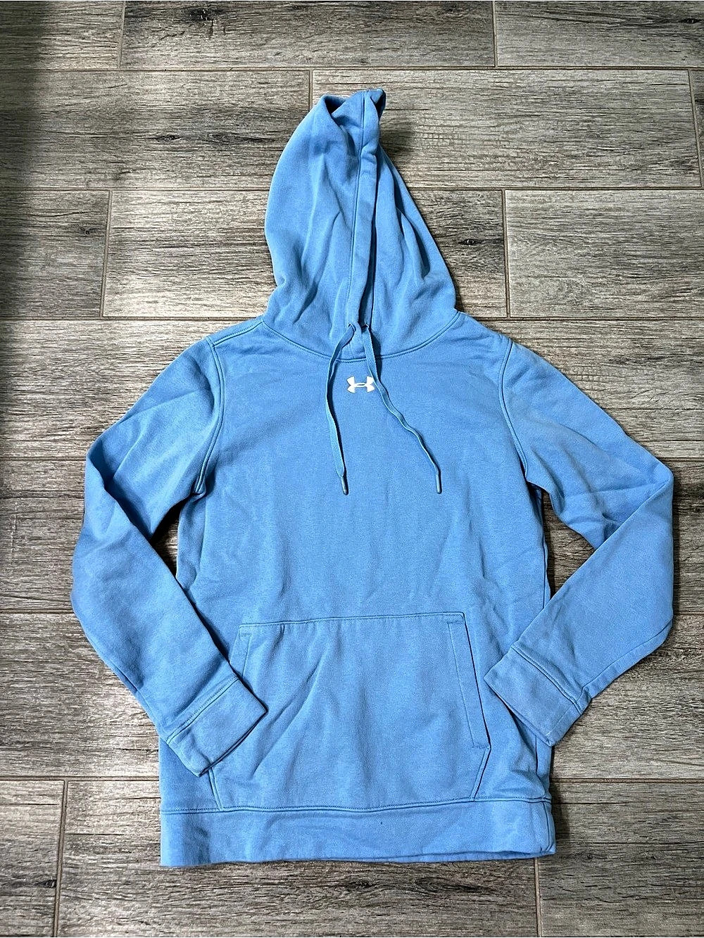 Under Armour Blue Pullover Hoodie Size XS